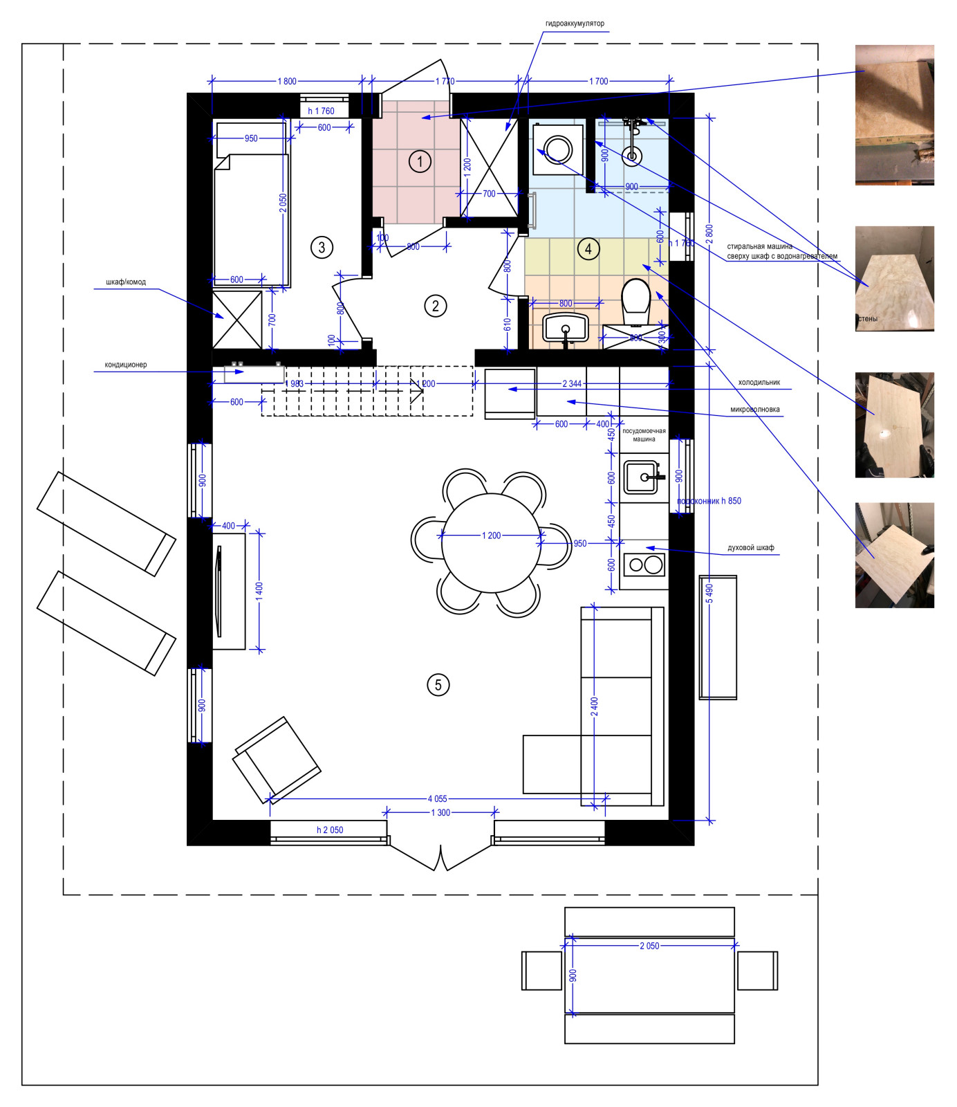 Обложка проекта: Дом на берегу | 61,5 кв.м