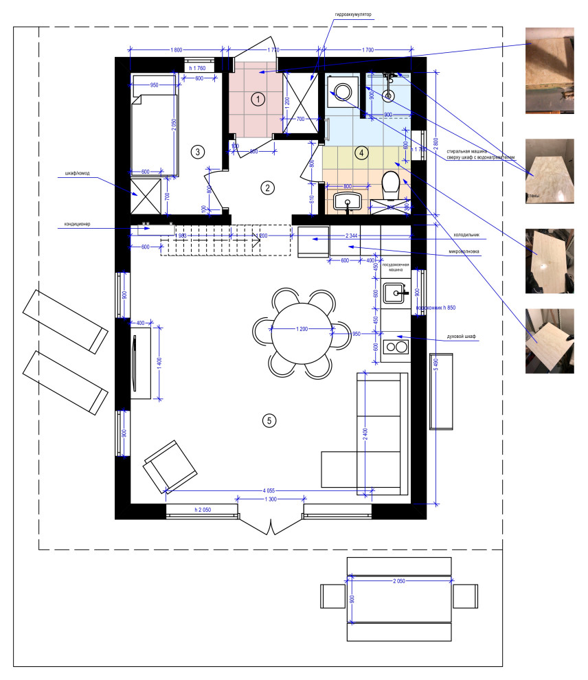 Обложка проекта: Дом на берегу | 61,5 кв.м