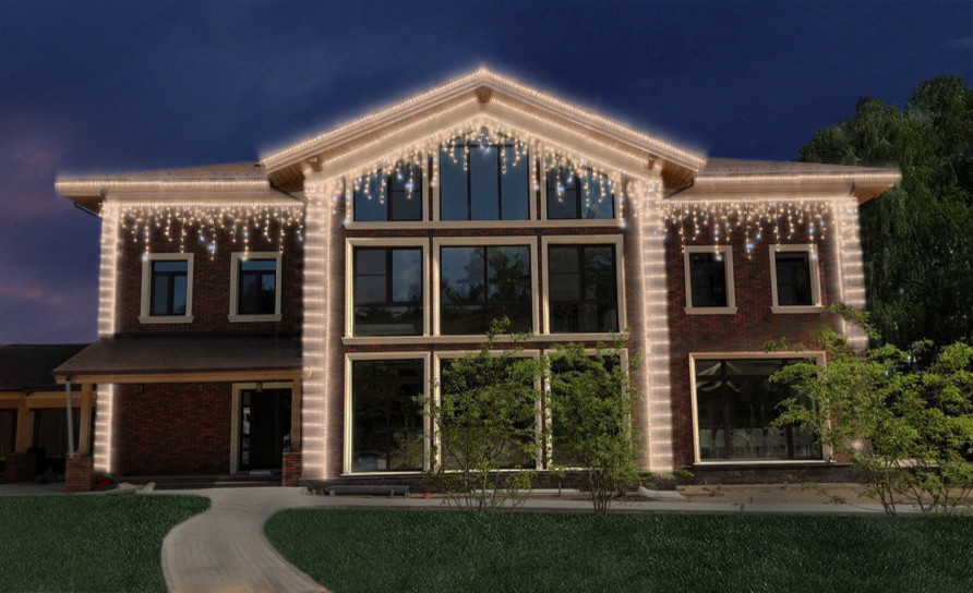 Обложка проекта: Дизайн декоративного освещения загородных домов