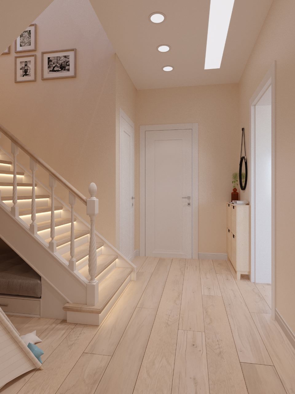 Дизайн проект дома 120кв.м в современном стиле с элементами эко-стиля