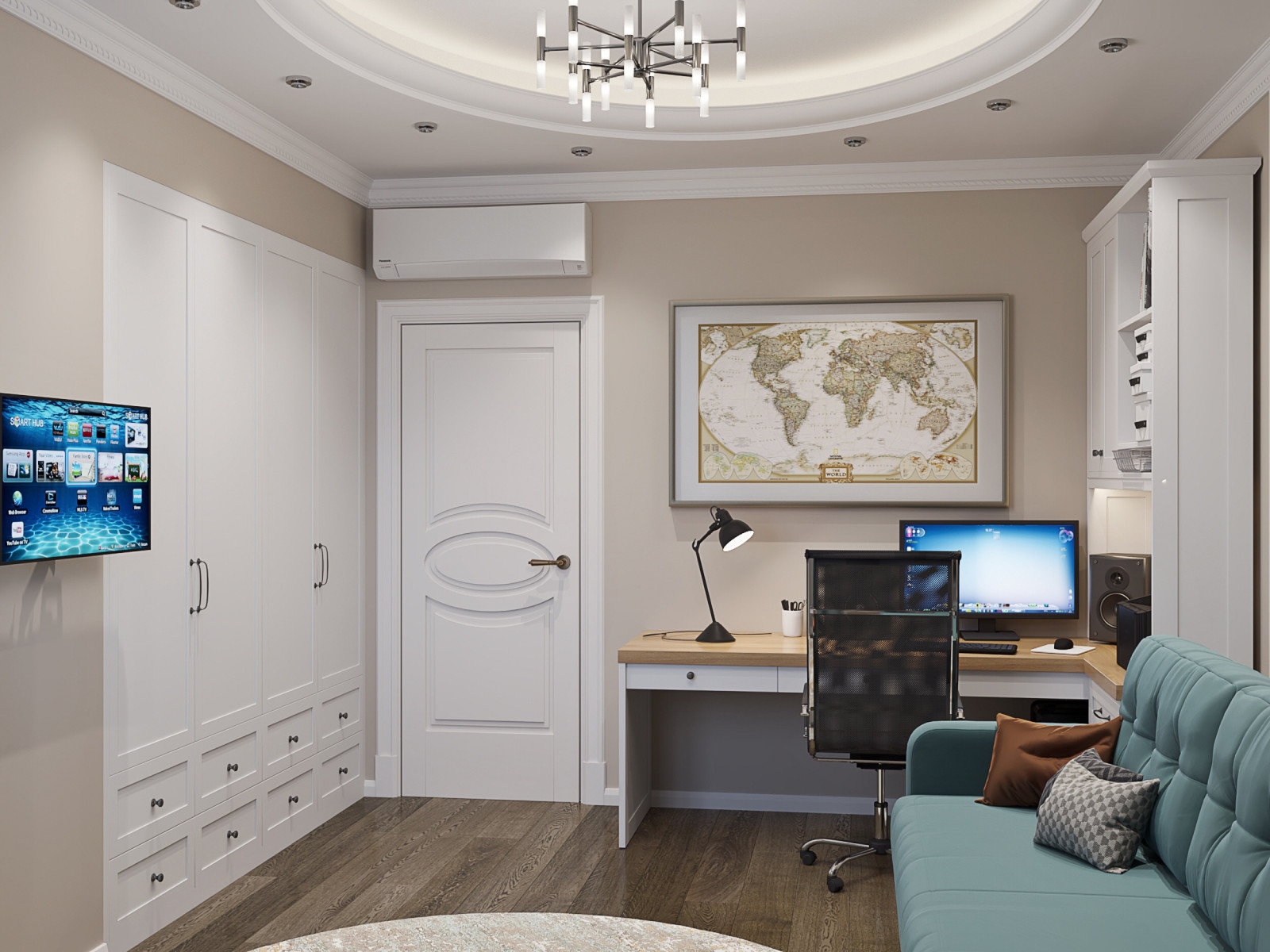 Обложка проекта: Проект 3-х комнатной квартиры в ЖК «Well House”