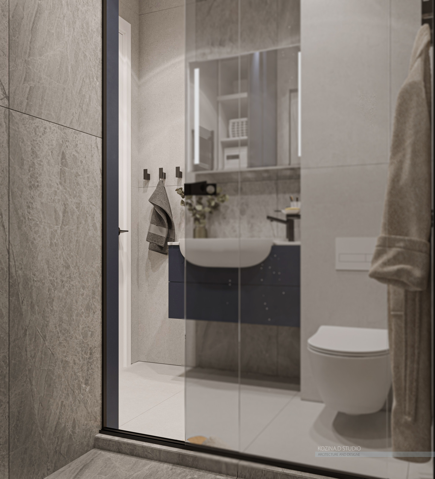 Проект трехкомнатной квариты (82 м²) в Санкт-Петербурге