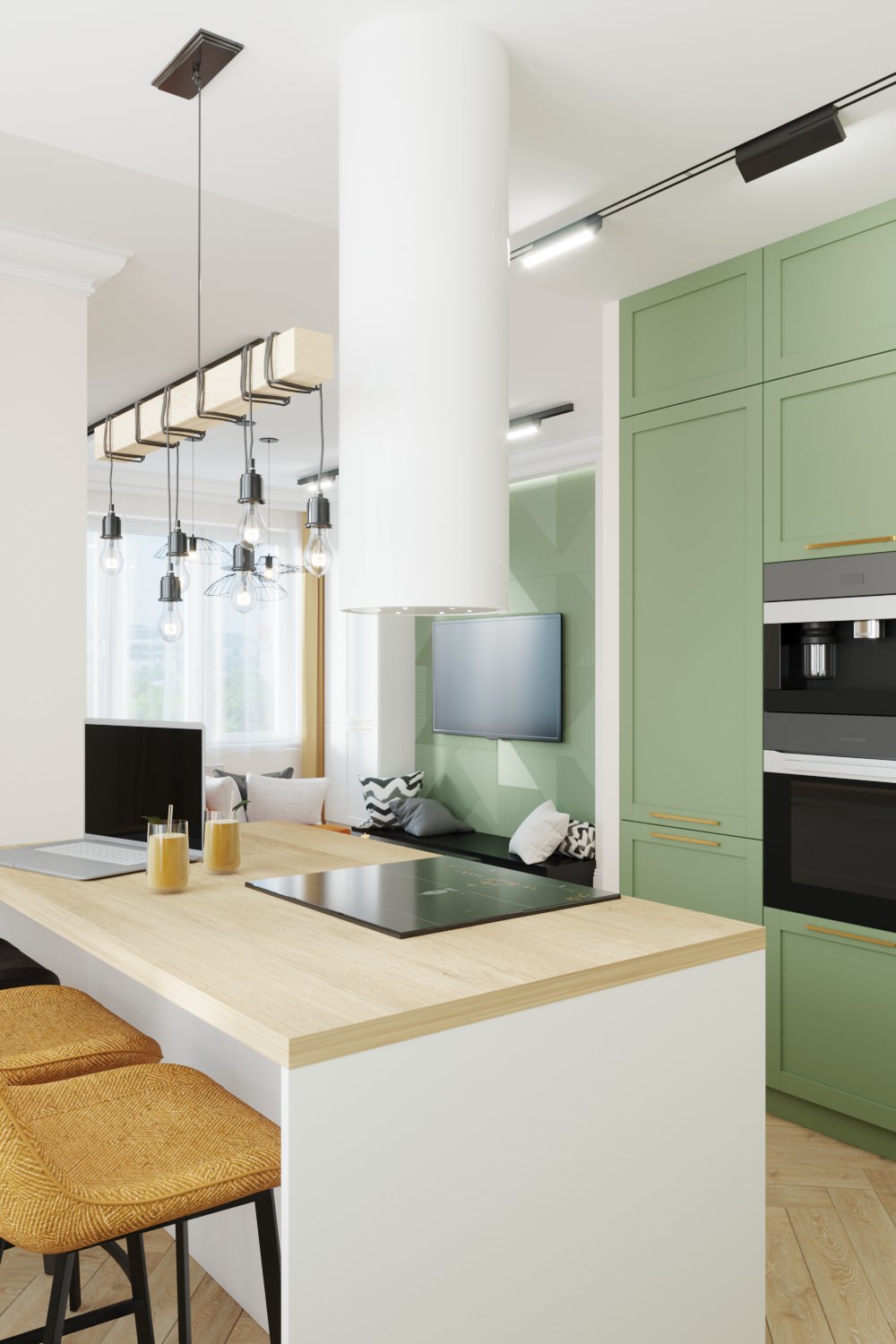 Обложка проекта: Яркий интерьер квартиры в стиле сканди