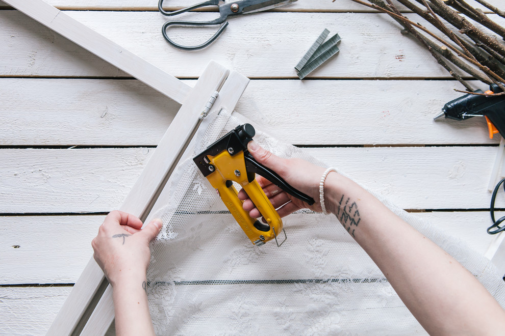 DIY: Лесной декор для скучной ширмы