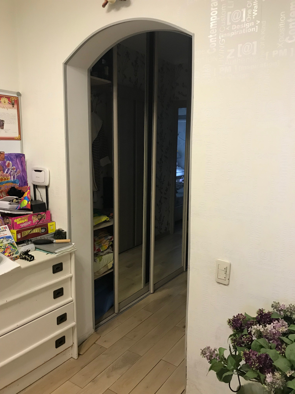 Кухня-гостинная ДО разработки дизайн проекта в стиле LOFT