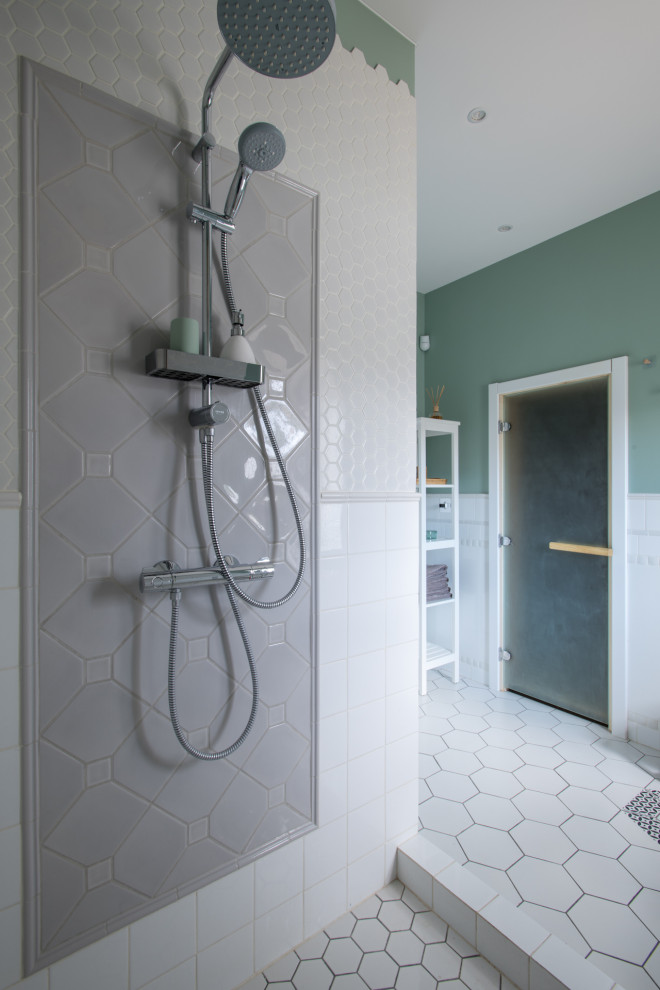 Дом-баня в стиле Американская классика / American Country