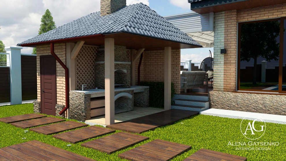 Дизайн частного дома в пастельных тонах