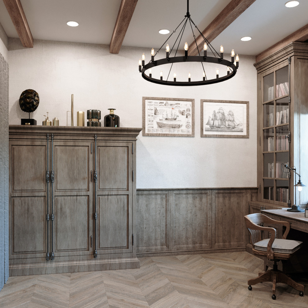 Интерьер загородного дома в стиле Шале