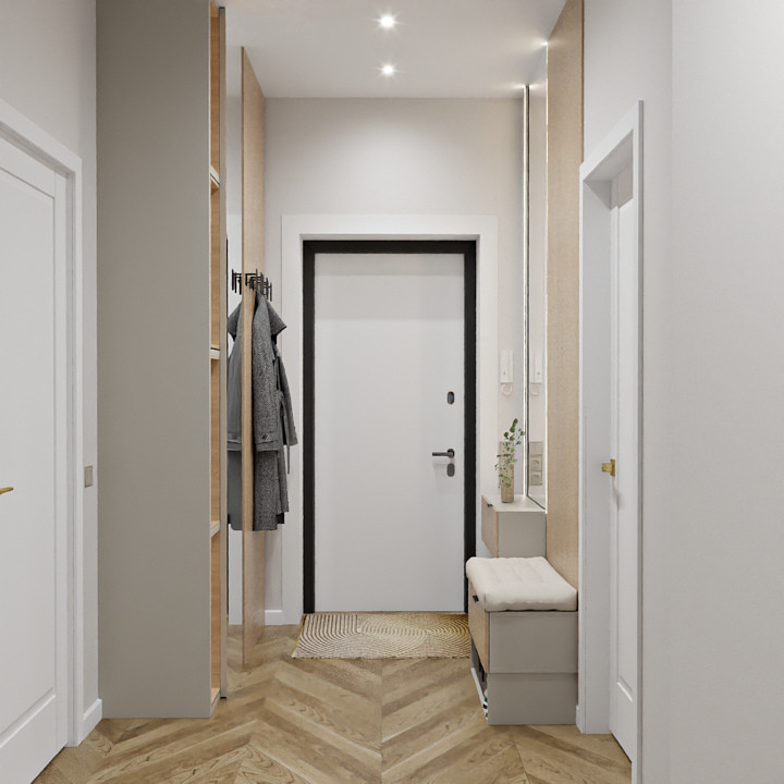 Квартира в бежевых тонах