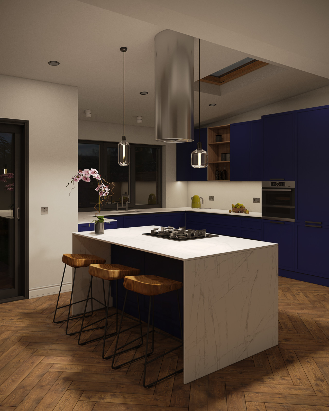 Interior design for a couple enjoying living in the suburbs of Leicester