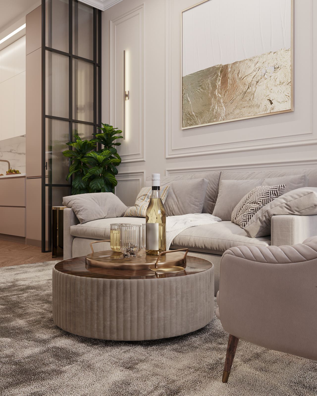 Современная квартира для успешной женщины