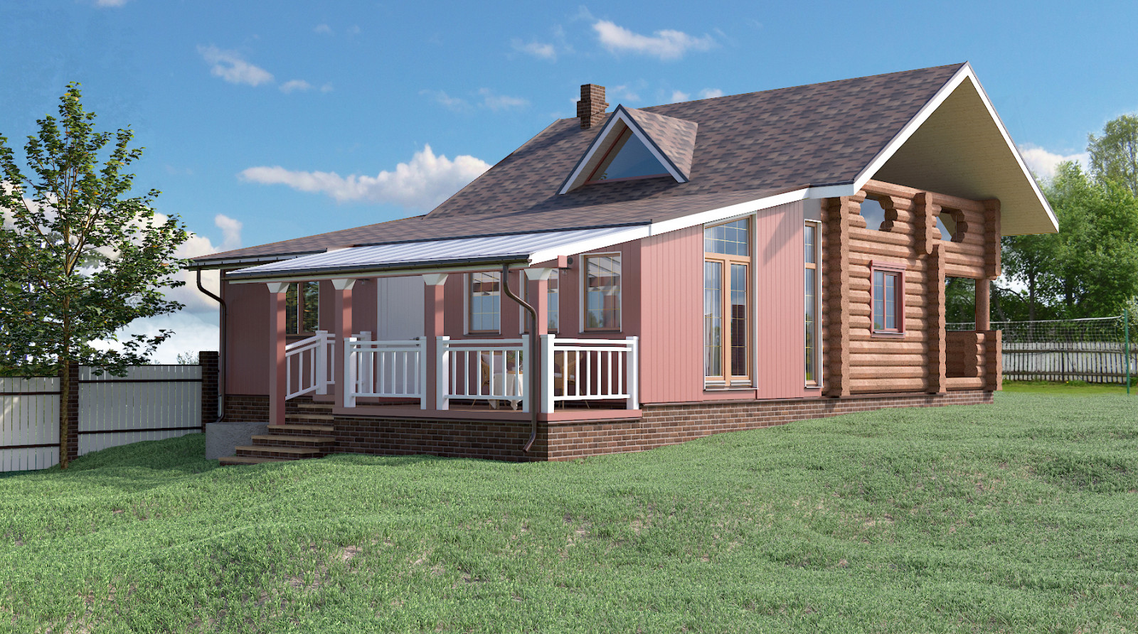 Обложка проекта: Вологда, разработка пристройки каркасного типа к рубленному деревянному дому