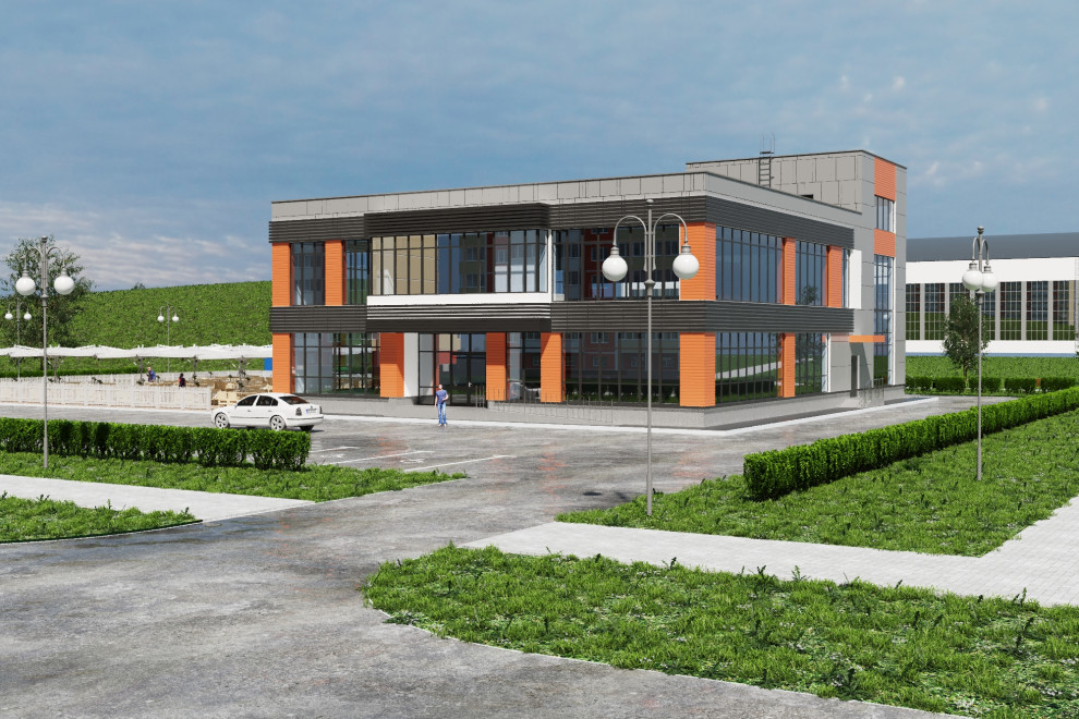 Обложка проекта: Благоустройство прилегающей территории общественного здания