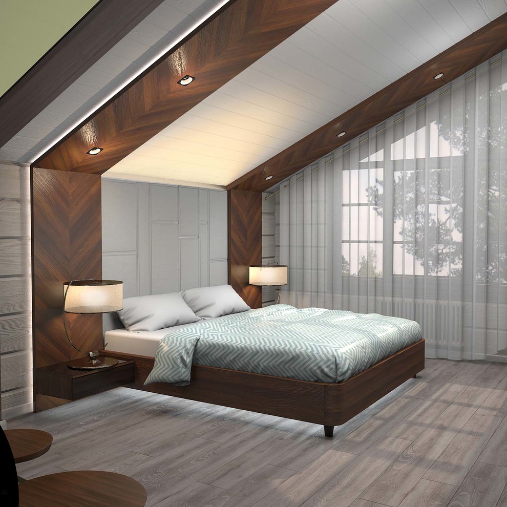 Дизайн интерьера деревянного дома 394 кв.м.