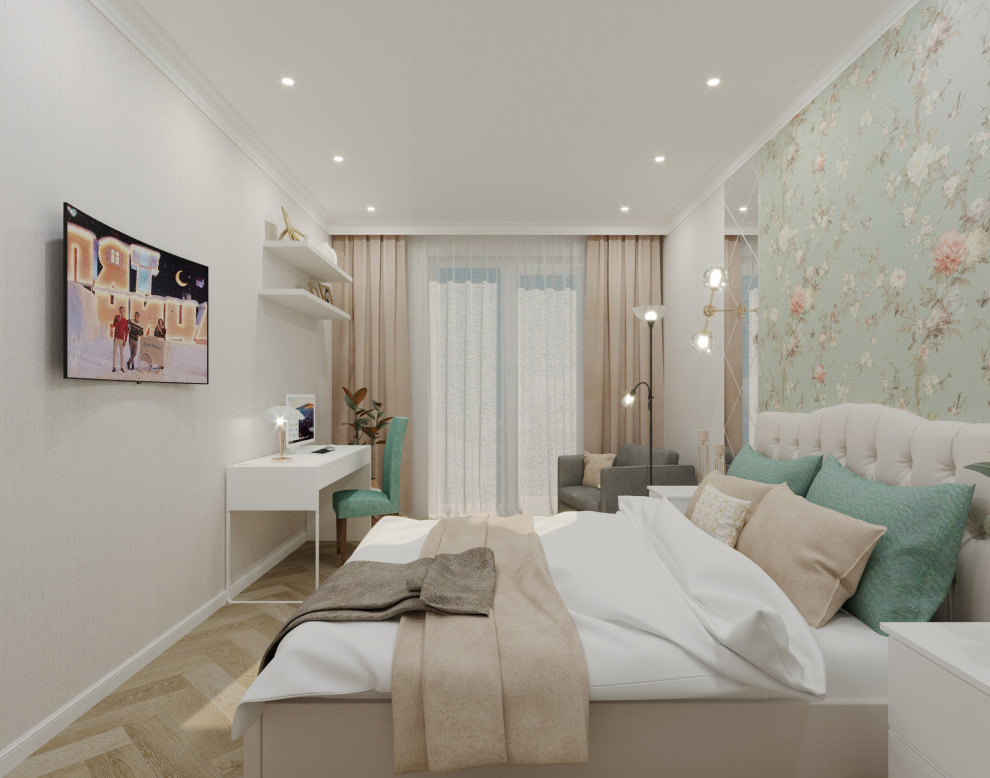 Дизайн проект однокомнатной квартиры в ЖК Кремлевские звезды