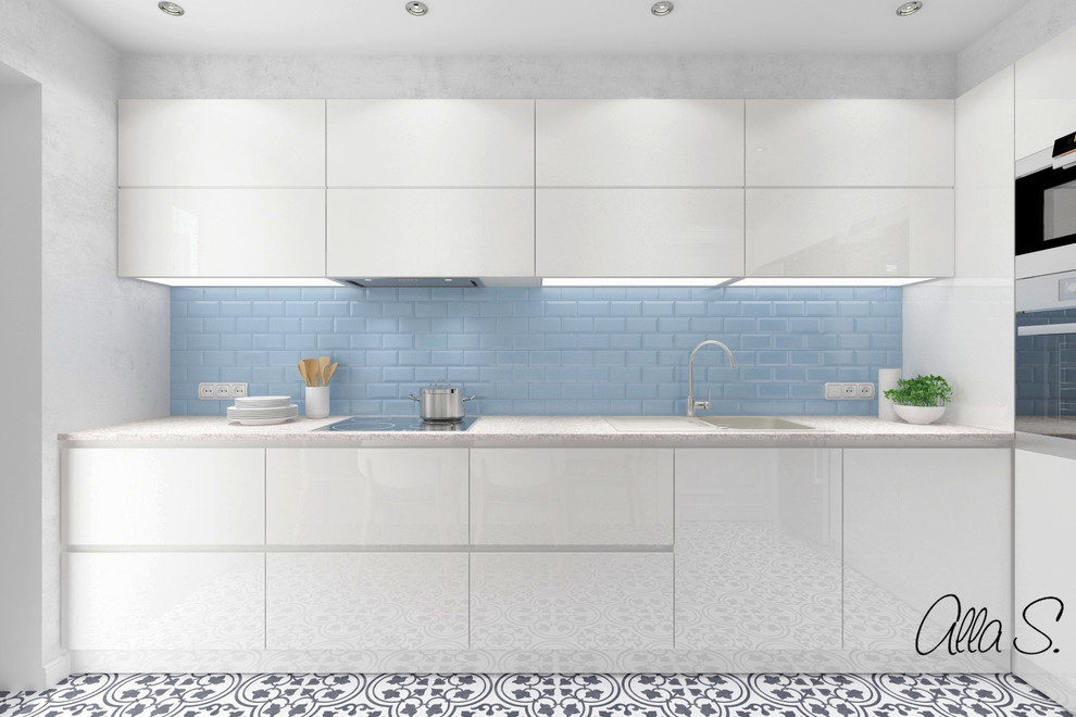 Обложка проекта: Кухня белая