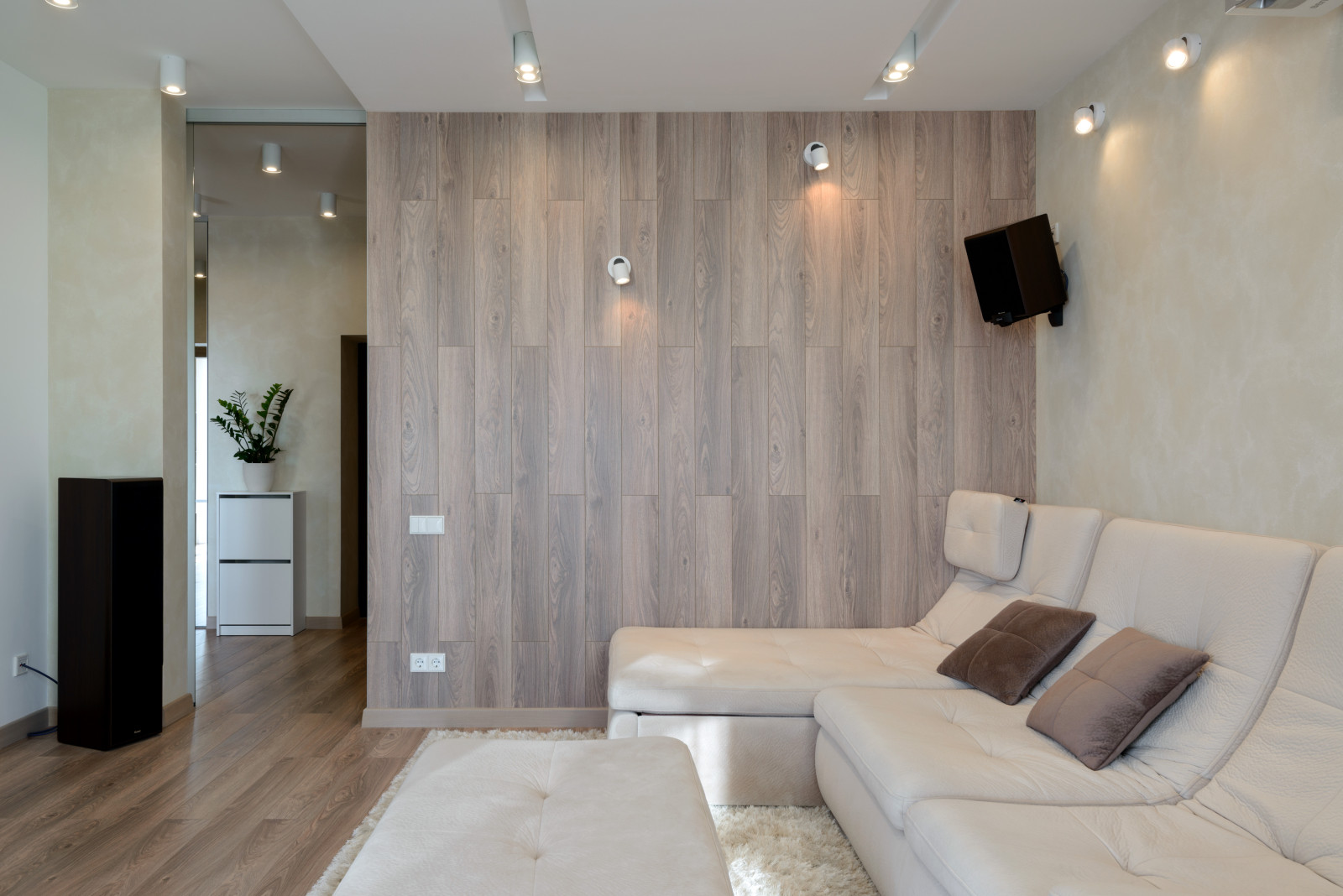 Двухъярусная квартира в стиле Экоминимализм