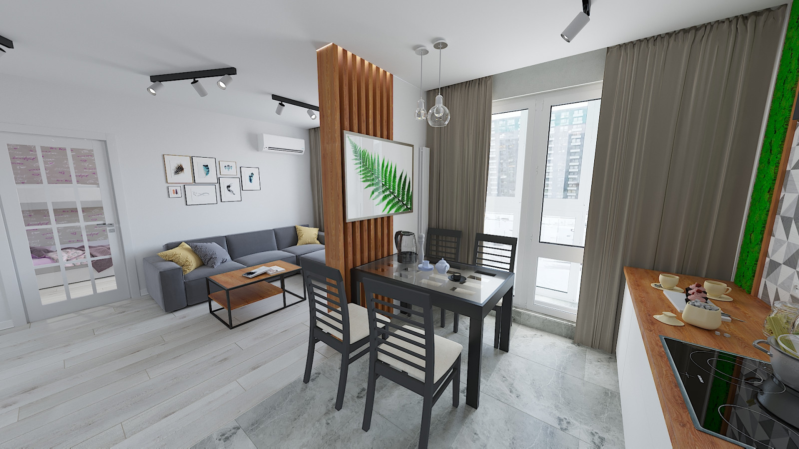 2х комнатная квартира Василия Ощепкова д.1