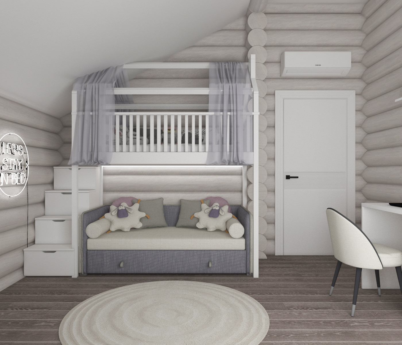 Проект загородного дома из сруба