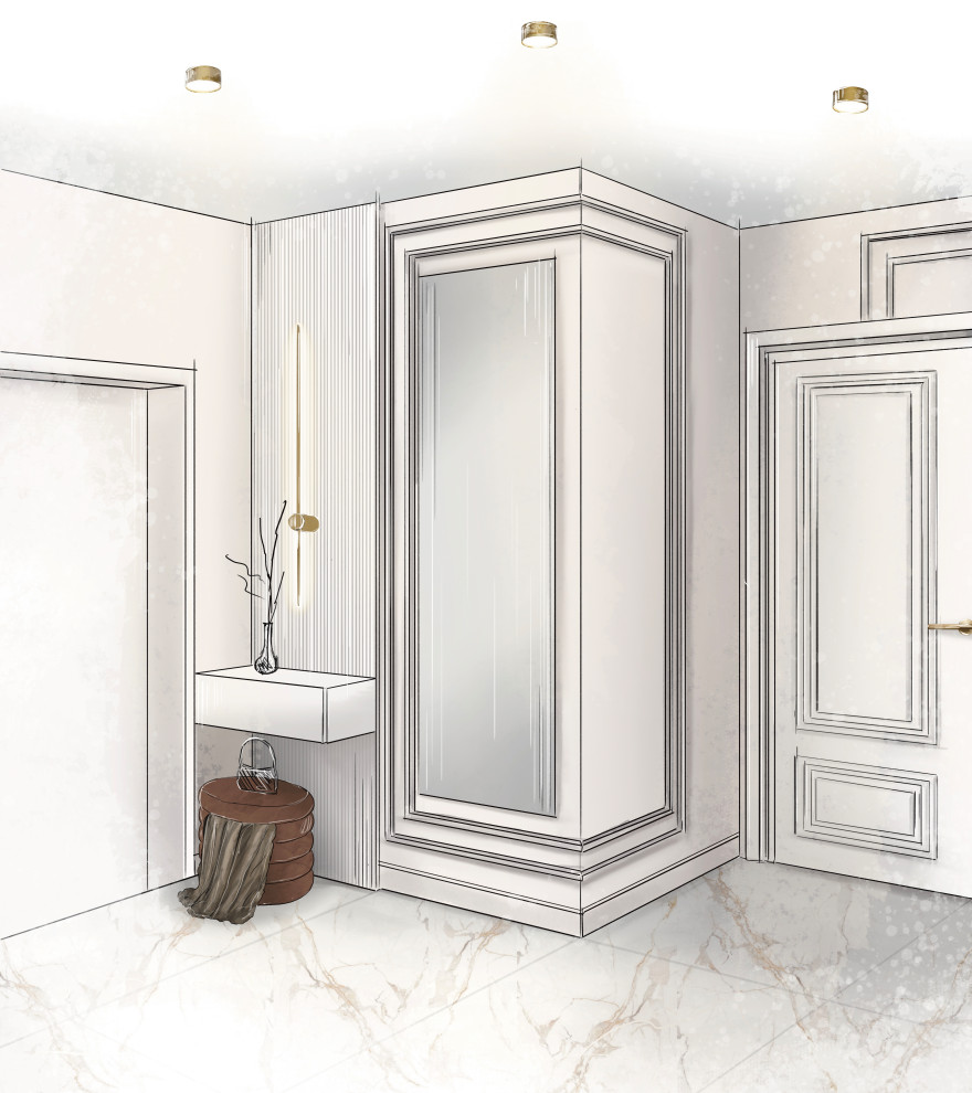 Обложка проекта: Дизайн-проект прихожей/ ЖК Городские истории