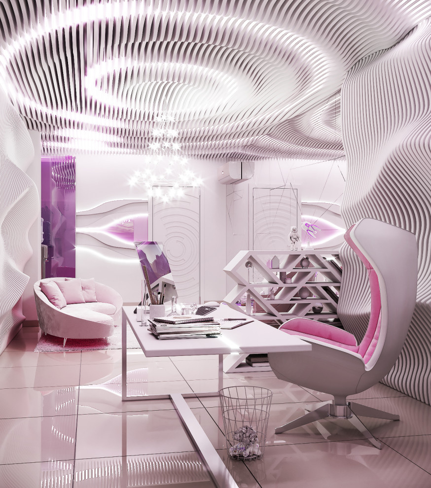 "BEAUTY-РАКЕТА" Космический офис для бьюти блогера