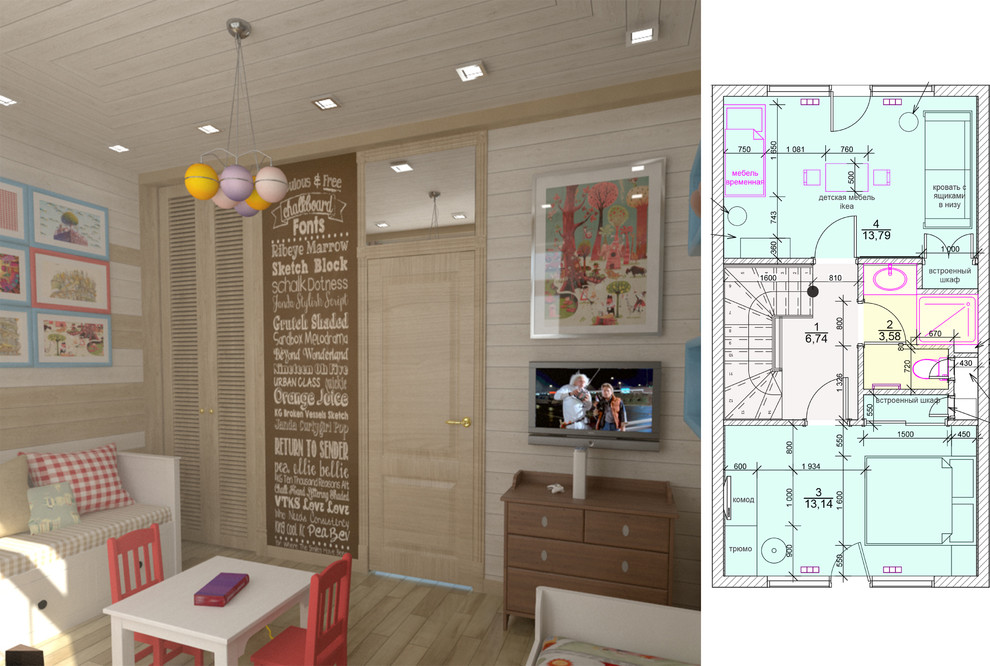 Таунхаус - дерево на первом месте.