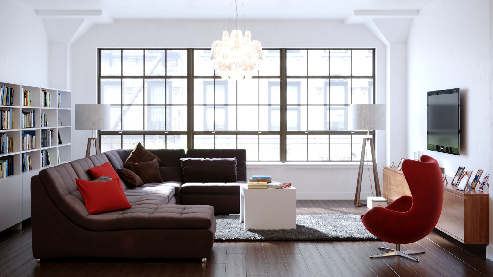 Обложка проекта: Гостиная в скандинавском стиле