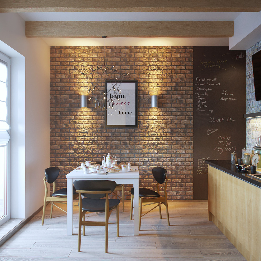 Современный интерьер с элементами лофт