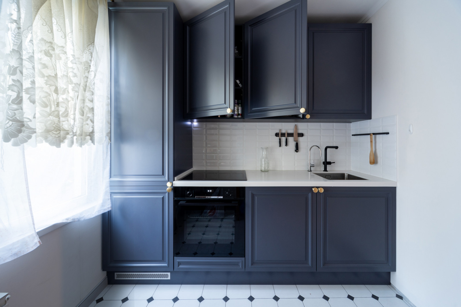 Синяя Кухня в современном стиле