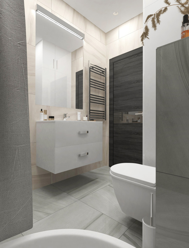 Квартира 100 кв.м. в жилом комплексе. Современный стиль.