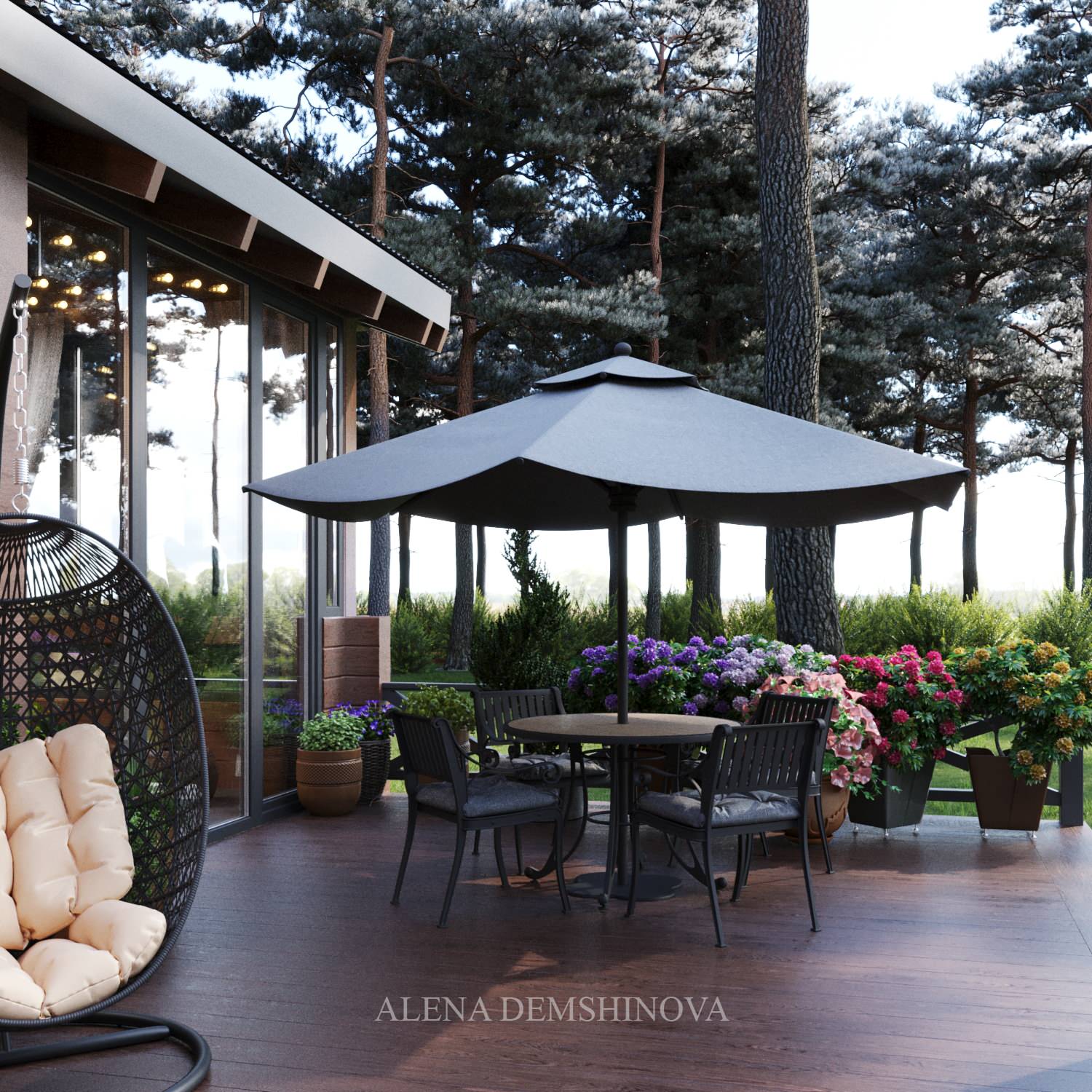 Дом в Пушкинском лесу