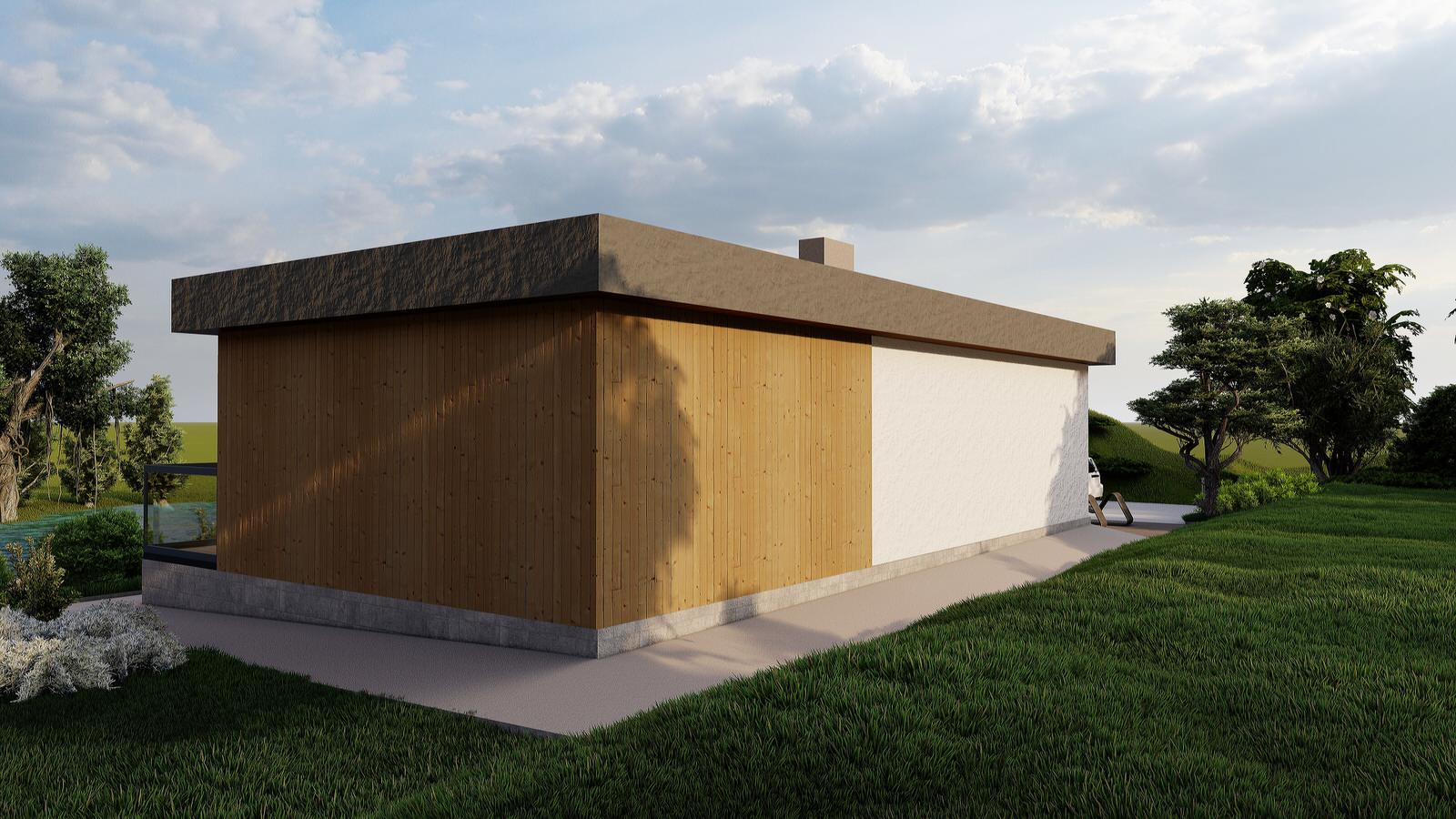 Летний одноэтажный дом