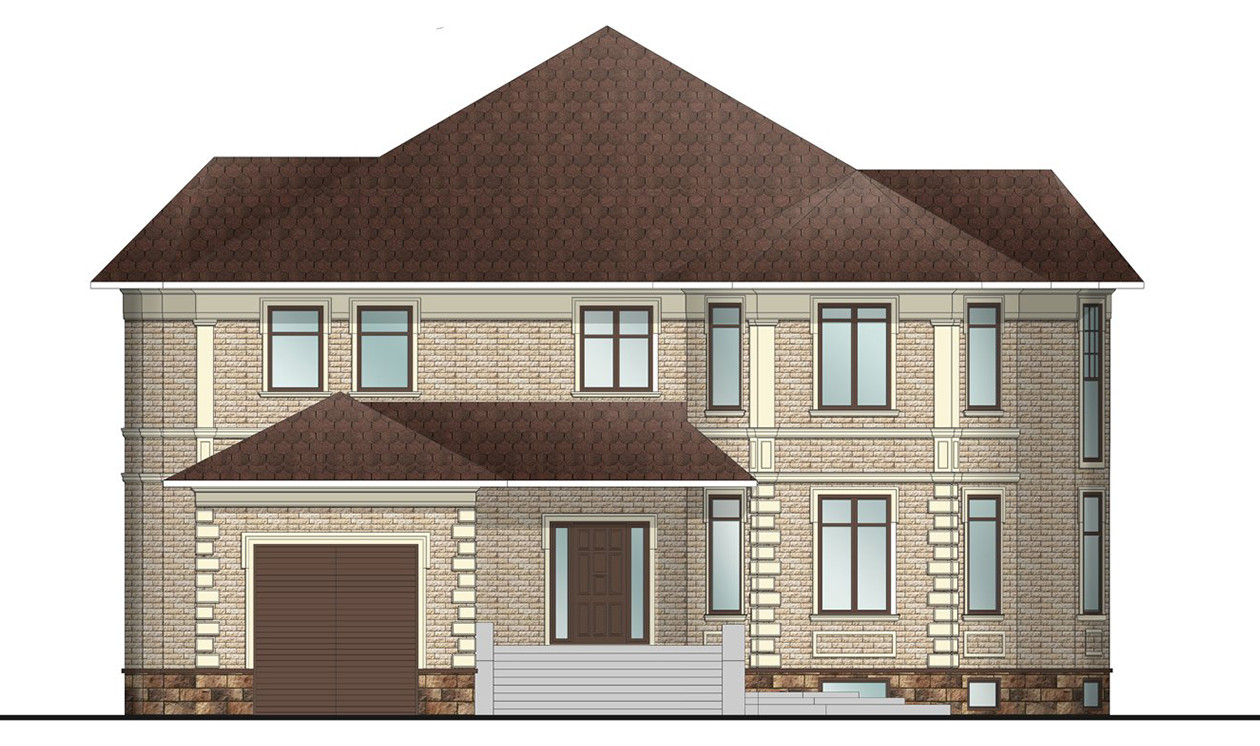 Дизайн фасадов загородных домов