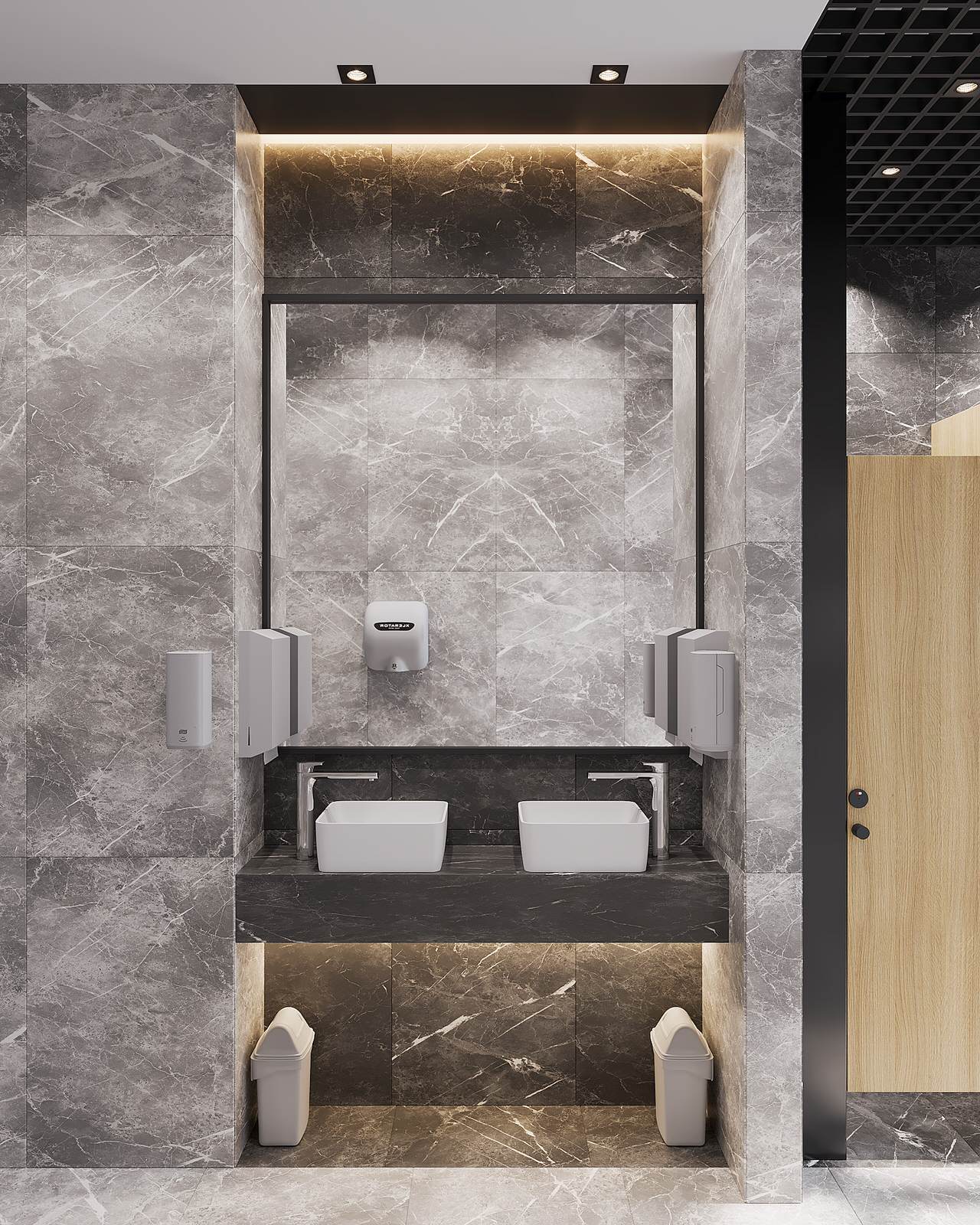 Проект интерьеров офиса, г. Ростов-на-Дону, 290 кв.м./в стадии реализации/