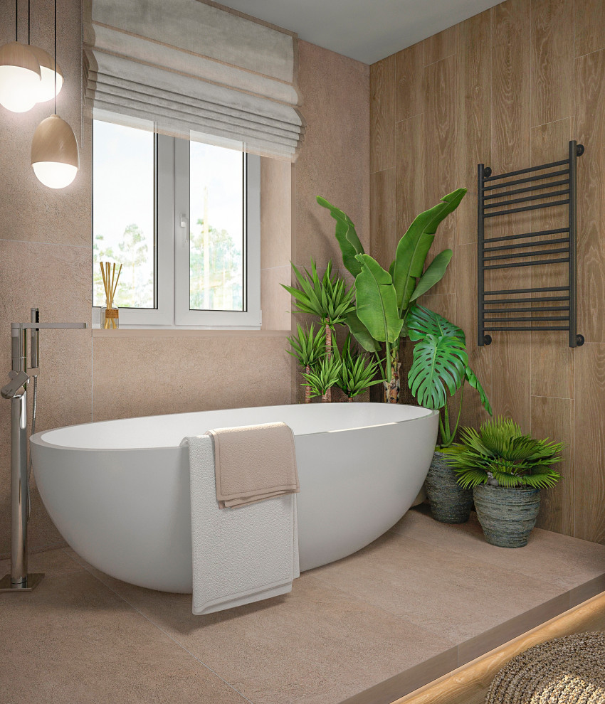 Ванная в стиле Бали