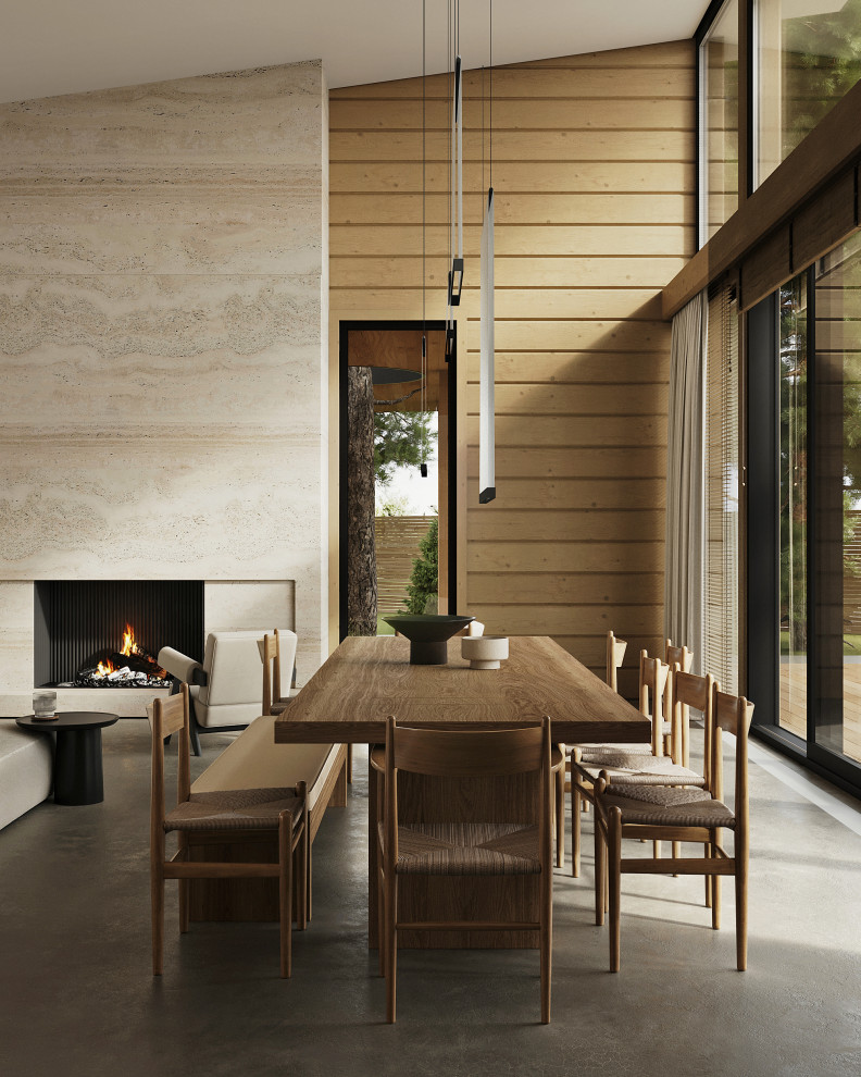 Дом из клееного бруса, интерьер