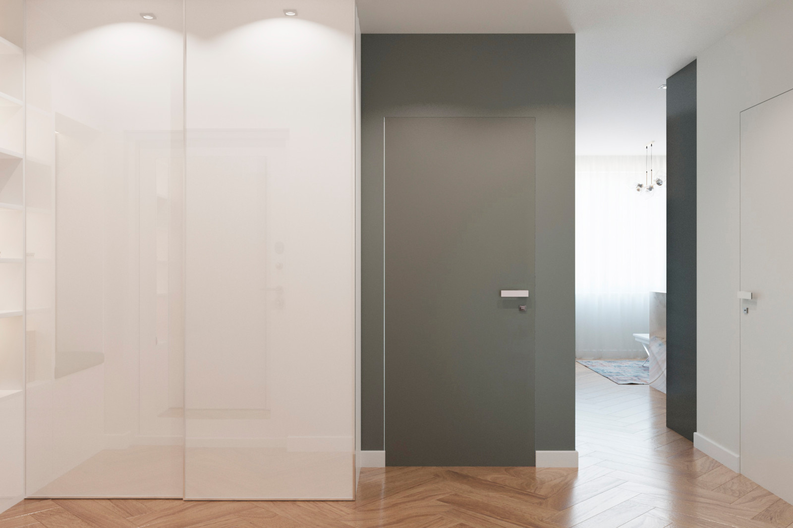 Дизайн-проект для молодой семьи в ЖК Лучи