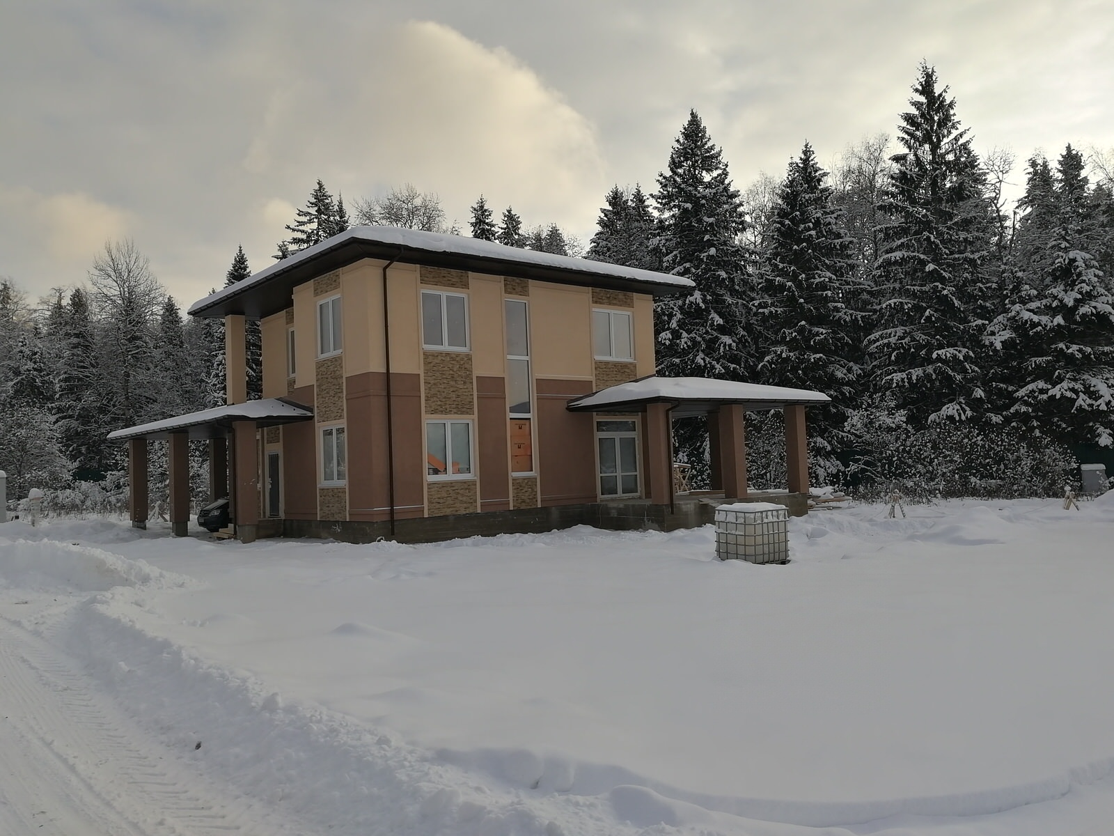 Обложка проекта: Строительство дома в КП Фаворит