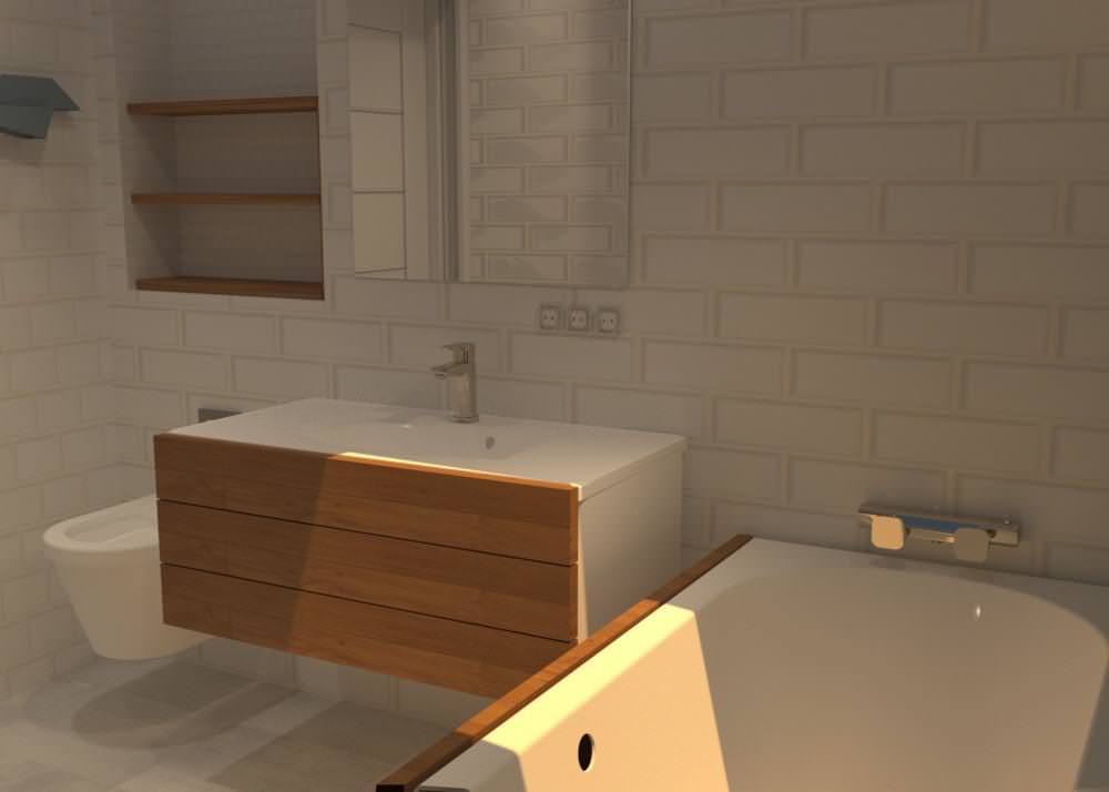 Обложка проекта: Дизайн-проект ванной