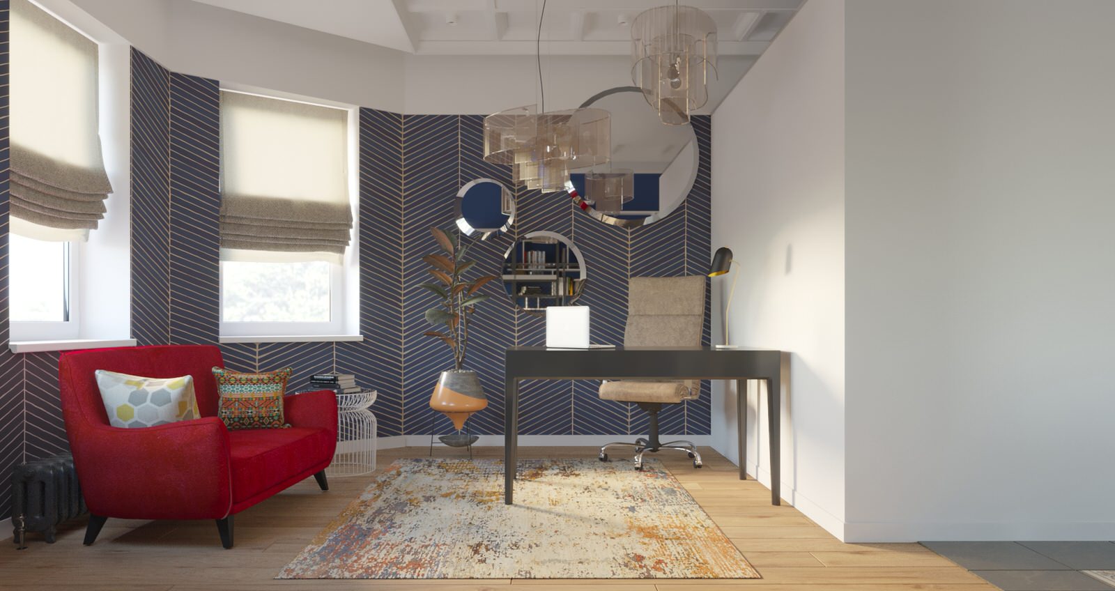 Интерьер кабинета, г. Екатеринбург