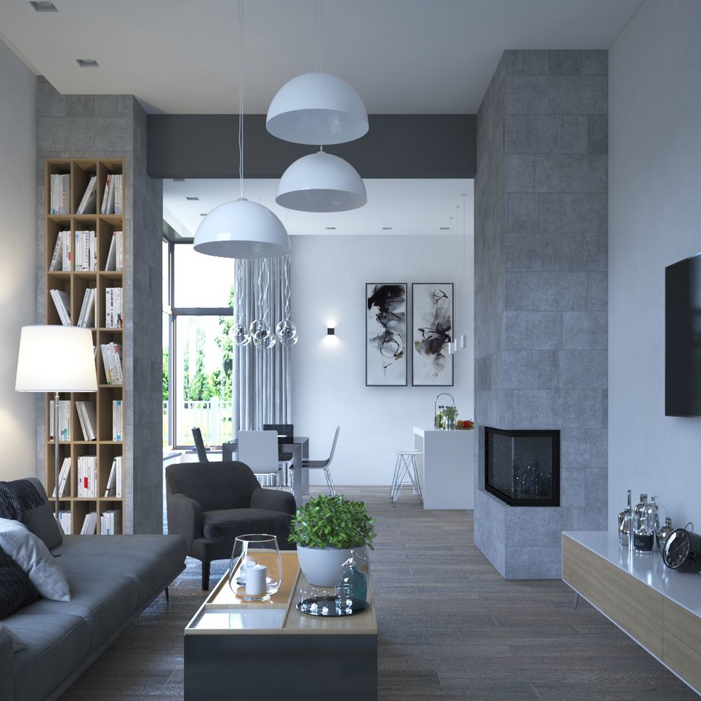 Обложка проекта: Гостиная в загородном доме