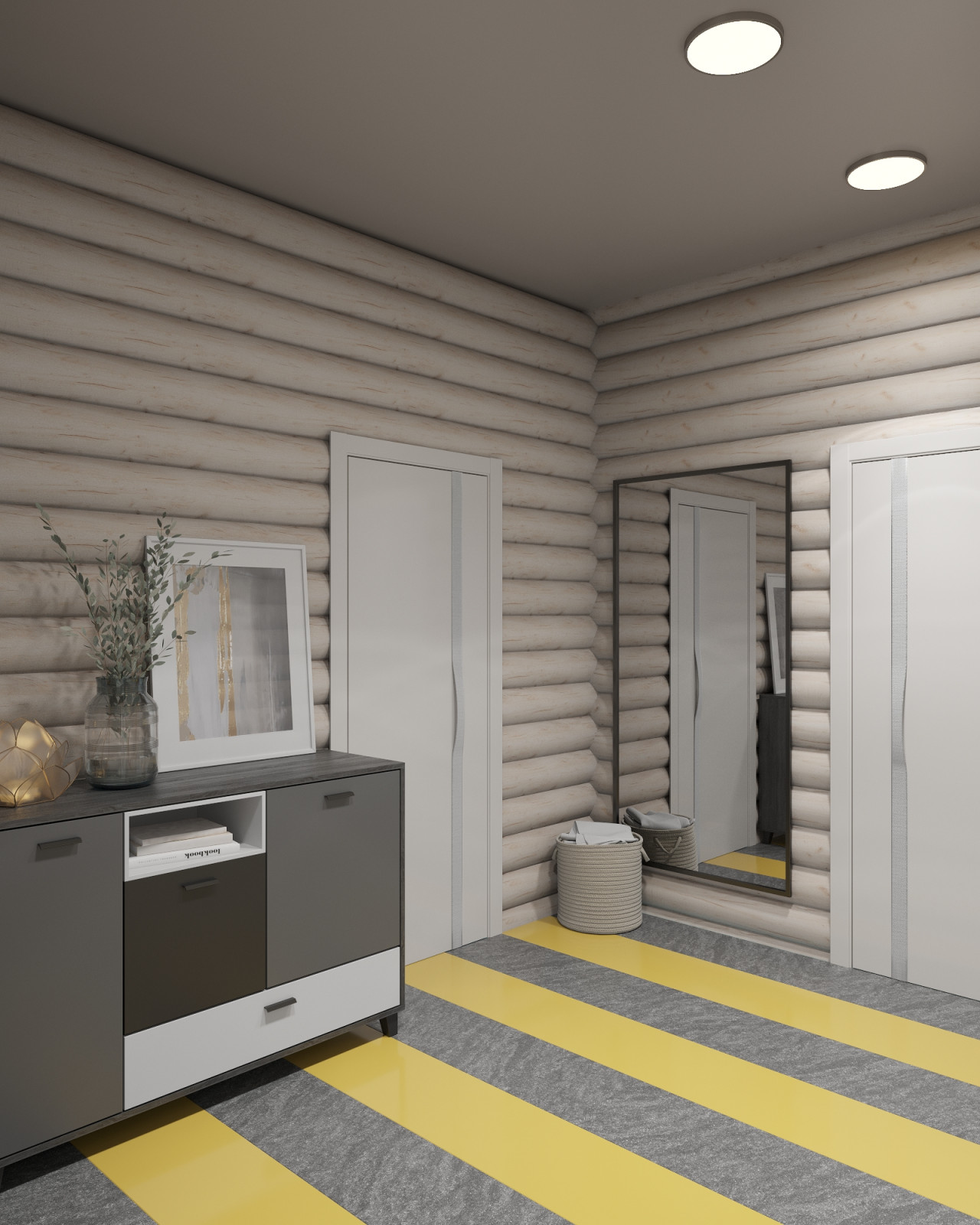 Дом из бревна в КП "Золотые Сосны"