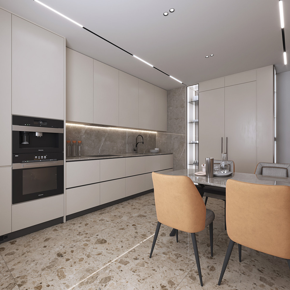 Геометрия комфорта. Квартира в современном стиле: 3-комнатная квартира 86 м2