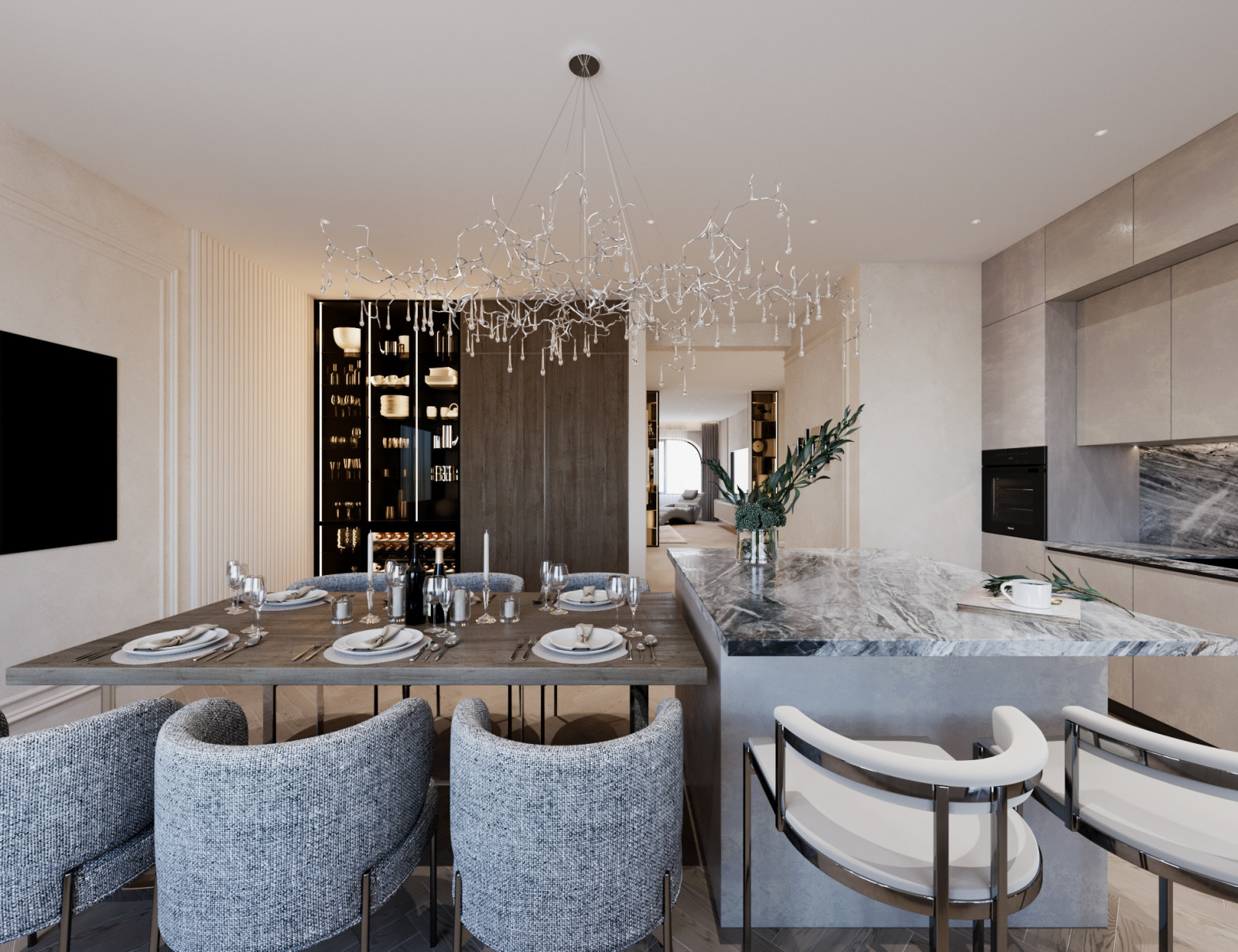 Дизайн проект квартиры 150 кв.м