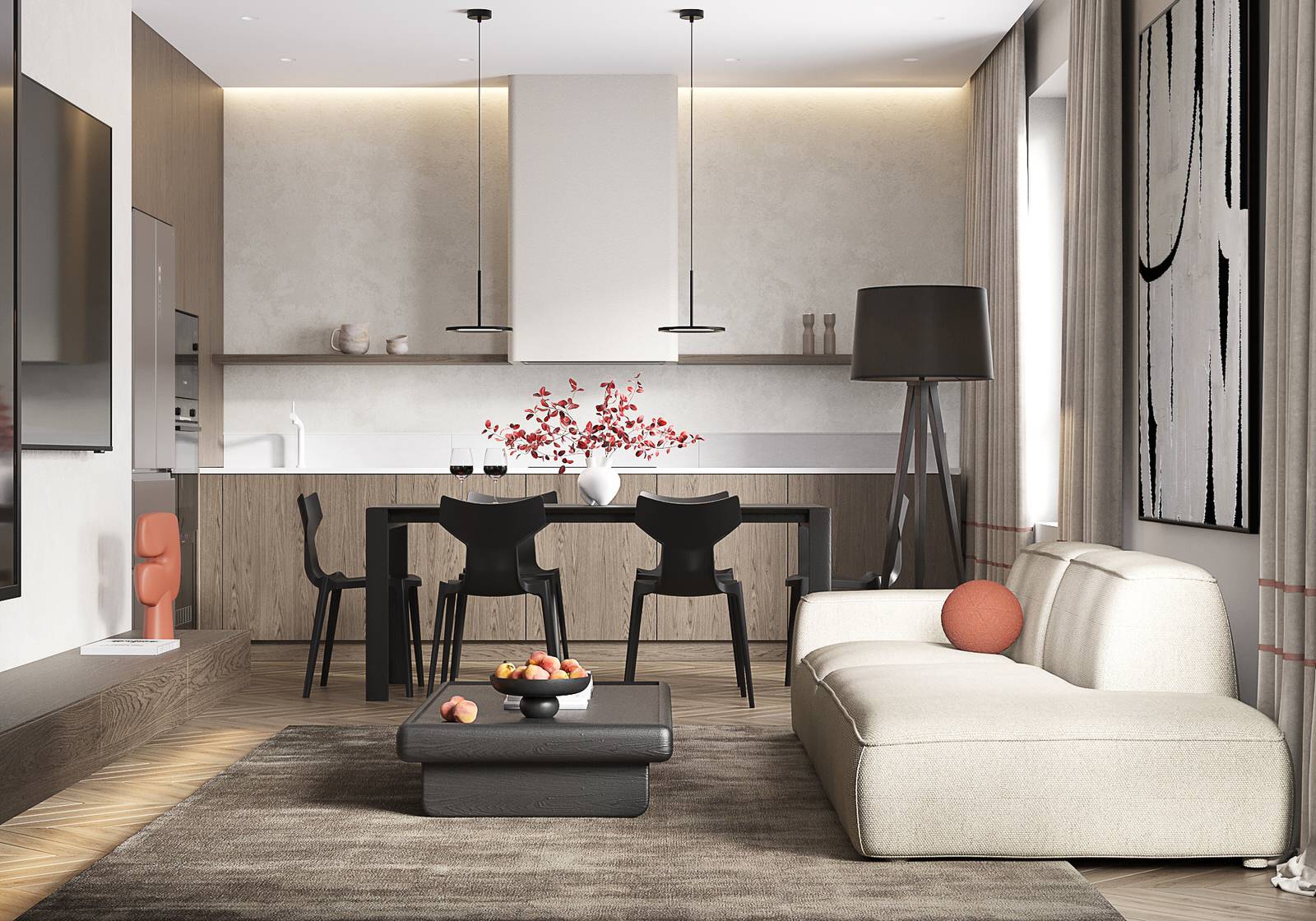 Кухня-гостиная