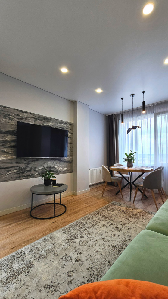 Квартира с цветными акцентами