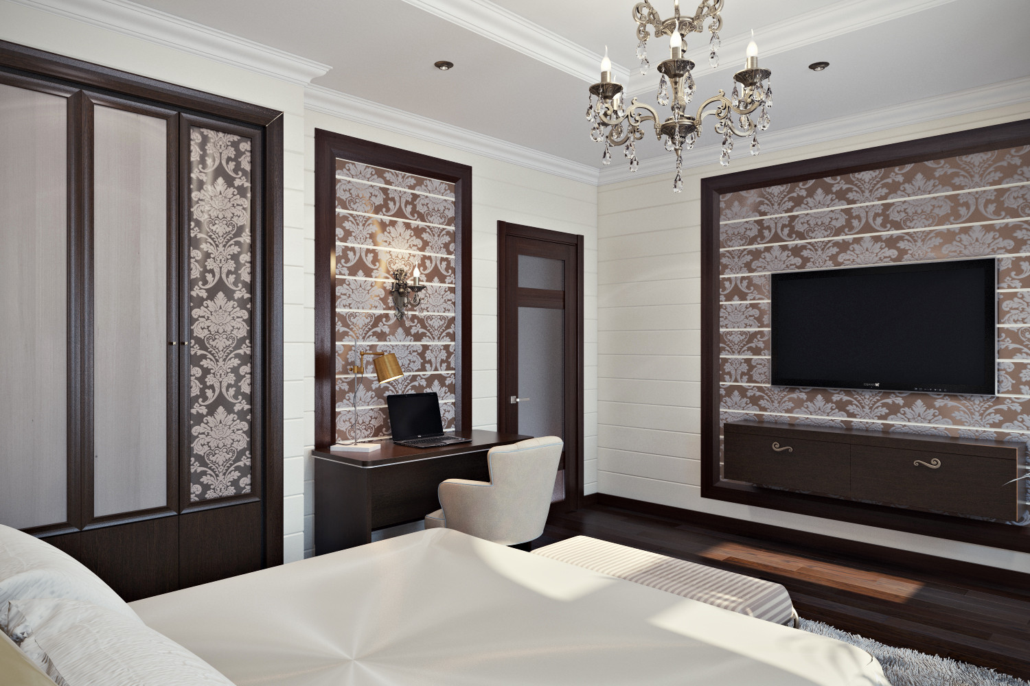 Дизайн интерьера загородного дома г. Москва ЖК Заповедный парк