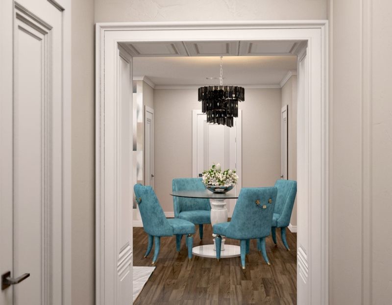 Дизайн-проект 4-х комнатной квартиры в Уфе 100 кв.м.