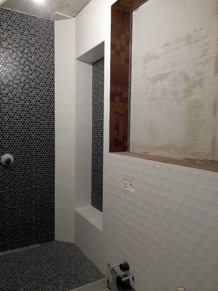 Современный  душ