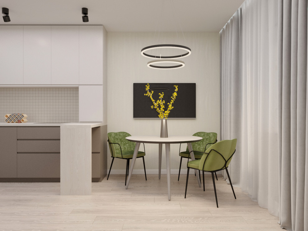 Дизайн кухни в квартире 70м2, г. Нефтеюганск